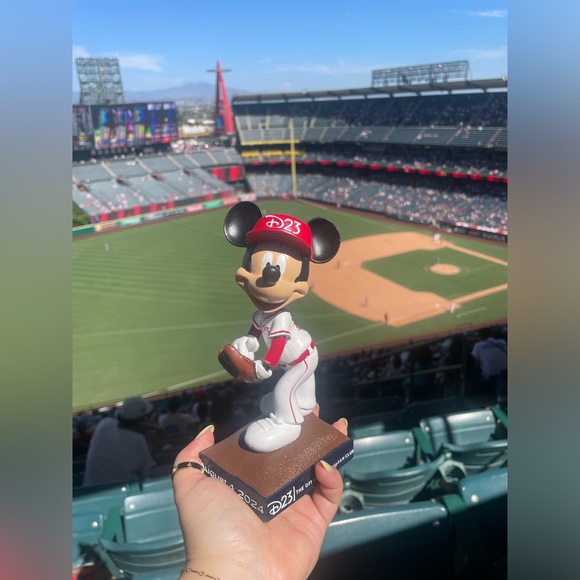 Disney Other - Mickey Mouse Angels Baseball D23 Bobblehead